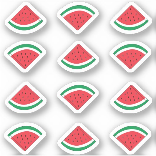 Watermelon Wedge Sticker Pack (Voorkant)