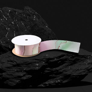 Watermelonagaat Neo Mint Green en Cassis Pink Lint