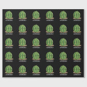 Watermelonely Funny Watermelon Fruit Pun Dark BG Cadeaupapier (Vlak)
