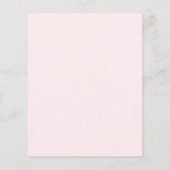 Watermelonmonogram Naam Stripes Budget Note Card (Achterkant)