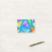 Watermelonpatrooncreatie 10 post-it® notes (Op bureau)