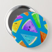 Watermelonpatrooncreatie 10 ronde button 4,0 cm (Voorkant /achterkant)