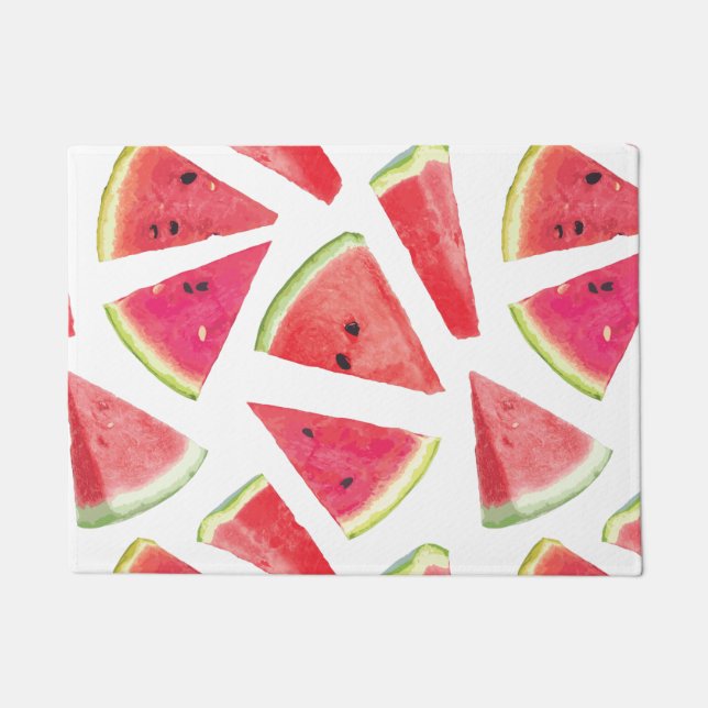 Watermelonpatrooncreatie 2 deurmat (Voorkant)