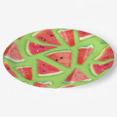 Watermelonpatrooncreatie 3 papieren bordje (Gekanteld)