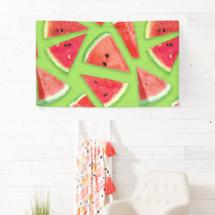 Watermelonpatrooncreatie 3 spandoek