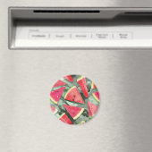 Watermelonpatrooncreatie 4 magneet (Insitu (Vaatwasser))