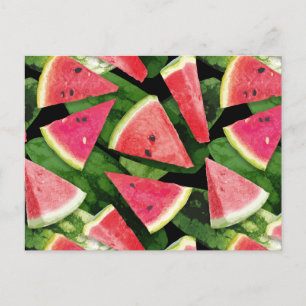Watermelonpatrooncreatie 5 briefkaart