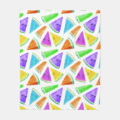 Watermelonpatrooncreatie 6 fleece deken (Voorkant)