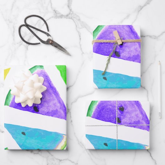 Watermelonpatrooncreatie 6 inpakpapier vel (Voorkant)