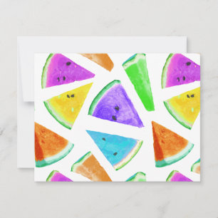 Watermelonpatrooncreatie 6 notitiekaartje