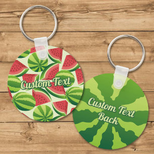 Watermelonpatroonpatroon Sleutelhanger