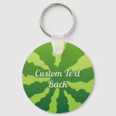 Watermelonpatroonpatroon Sleutelhanger (Achterkant)