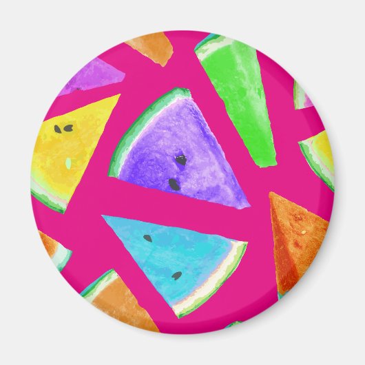 Watermelonpatroonvorming 9 magneet (Voorkant)
