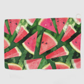 Watermelonpatroonvorming Golfhanddoek (Horizontaal)