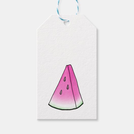 Watermelonsegment Cadeaulabel (Voorkant)