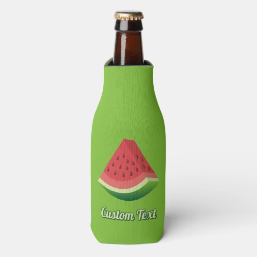 Watermelonsegment Flesjeskoeler (Fles Voorkant)