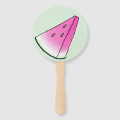 Watermelonsegment Handwaaier (Achterkant)