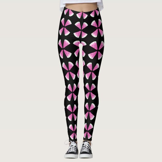 Watermelonsegment Leggings (Voorkant)