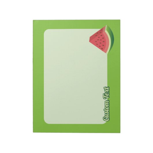 Watermelonsegment Notitieblok (Gedraaid)
