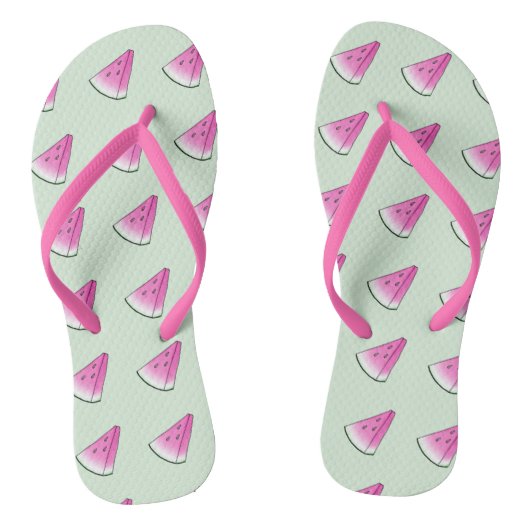 Watermelonsegment Teenslippers (Voetbed)