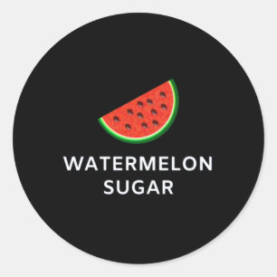 Watermelonsuiker Ronde Sticker