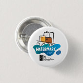 Watermerk 2025 ronde button 3,2 cm (Voorkant /achterkant)