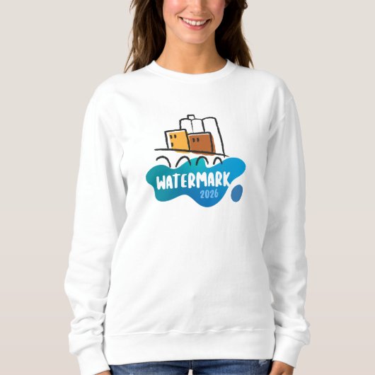 Watermerk Dames Basic Trui (Voorkant)