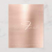 Watermerk Eyes Lashes Makeup SPA Naam Monogram Flyer (Achterkant)