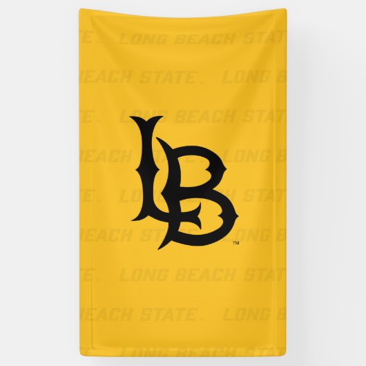 Watermerk van de Staat van de Long Beach Spandoek (Verticaal)
