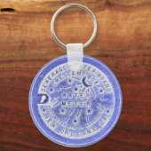 Watermeter in Blue, New Orleans Sleutelhanger (Voorkant)