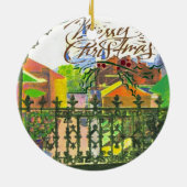 watermeter in de franse wijk keramisch ornament (Achterkant)