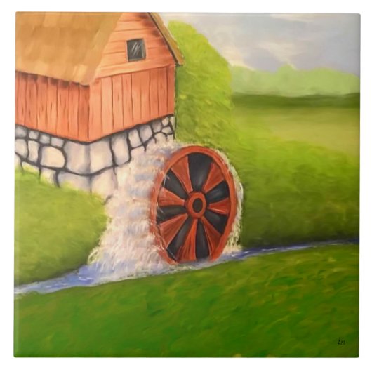 Watermill Tegeltje (Voorkant)