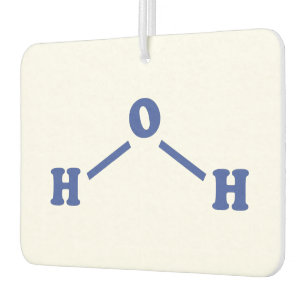 Watermoleculaire chemische formule luchtverfrisser