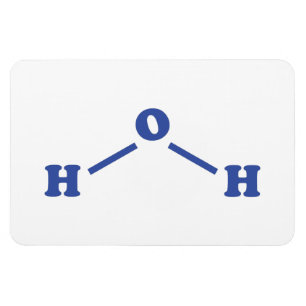 Watermoleculaire chemische formule magneet