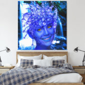 Waternimf Canvas Afdruk (Insitu (Slaapkamer))