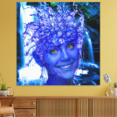 Waternimf Canvas Afdruk (Insitu (Woonkamer))