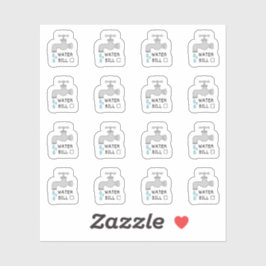 Waternutsrekening vervaldatum budgetherinneringspl sticker