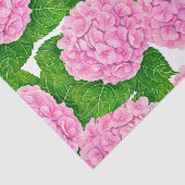 Waterolieringspatroon van hydrangea tissuepapier (Detail)