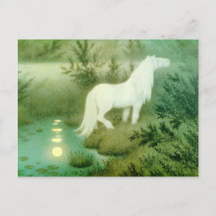 Waterpaard Kelpie Kunstwerk Briefkaart