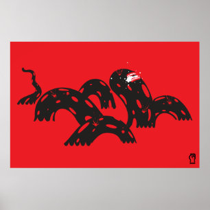 Waterpaard Poster
