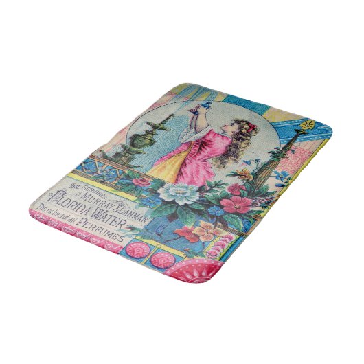  waterparfum van Florida en Victoriaans deco Badmat (Gekanteld)
