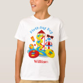 Waterpark Birthday shirt Pool Party (Voorkant)