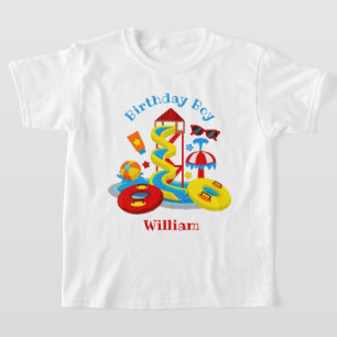 Waterpark Birthday shirt Pool Party