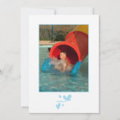 Waterpark Foto uitnodiging (Achterkant)