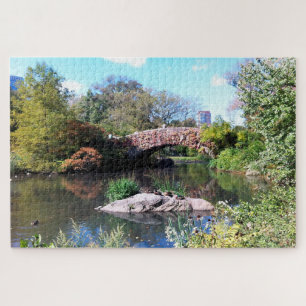 Waterpartij Central Park New York Legpuzzel