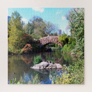 Waterpartij Central Park New York Legpuzzel