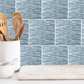 Waterpatroon blauw tegeltje