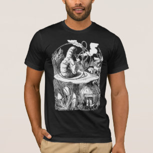 Waterpijp, Paddestoel, Caterpillar, Alice in T-shirt