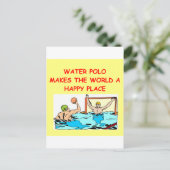 waterpolo briefkaart (Staand voorkant)