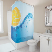 Waterpolo douchegordijn (In situ)